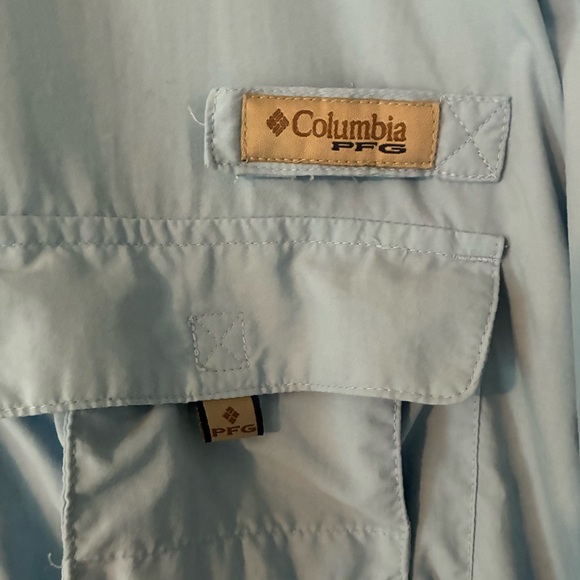 Columbia Bahama Light Blue PFG Short-sleeve Shirt Sz XL - Picture 4 of 7